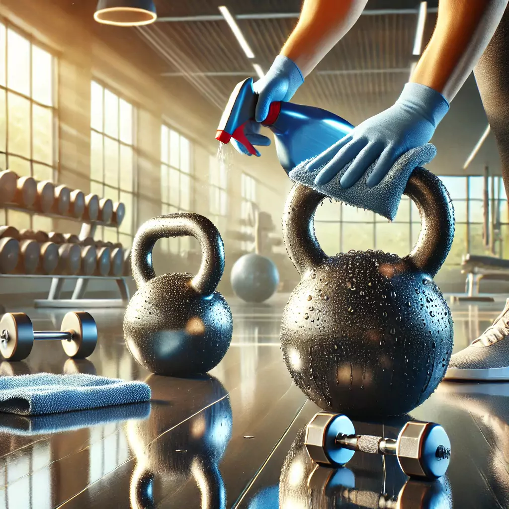 Görsel: Spor Salonunda Kullanılan Alet ve Ekipmanların Temizlenmesi