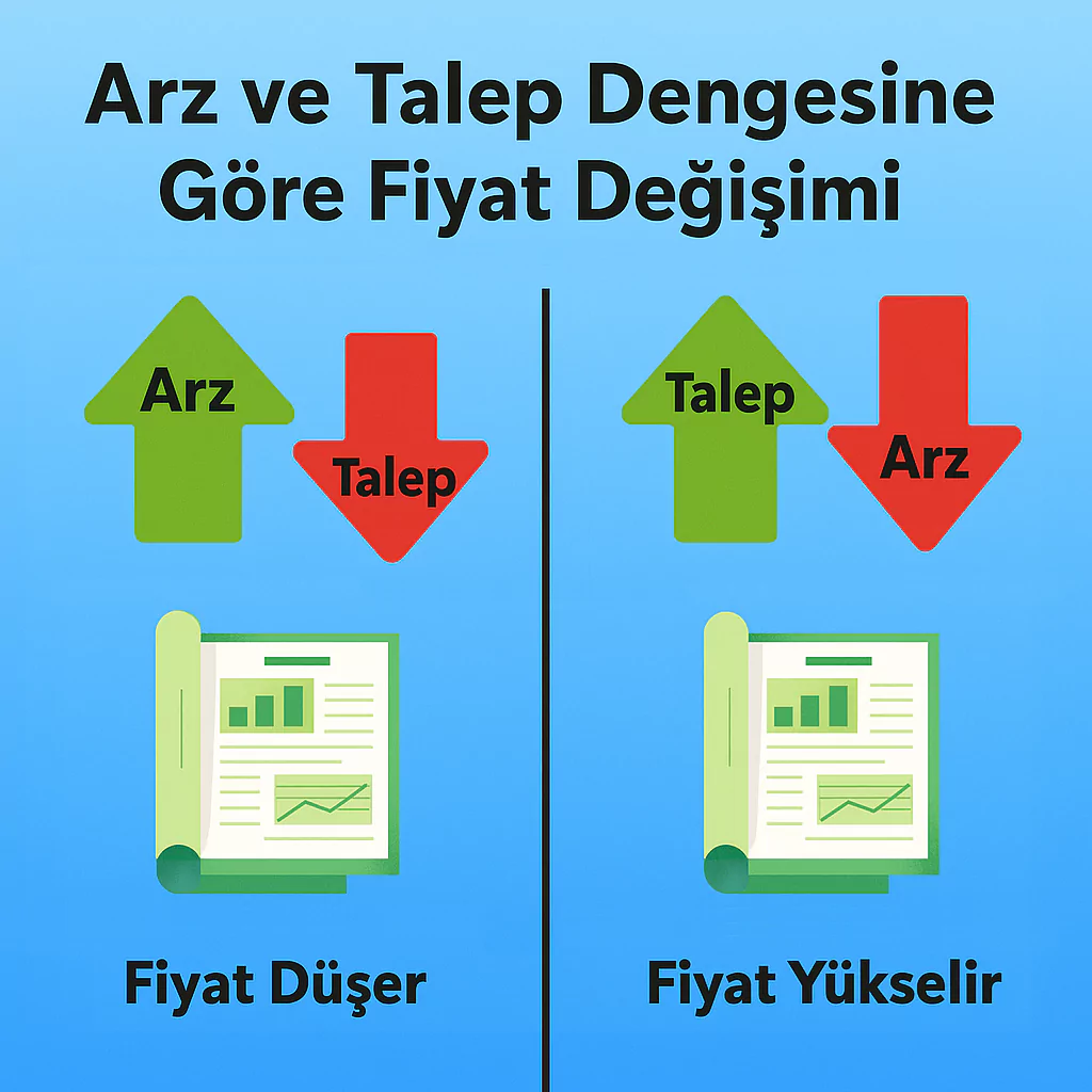 Görsel: Ekonomideki Arz-Talep Dengesinin Fiyatlar Üzerindeki Etkisi