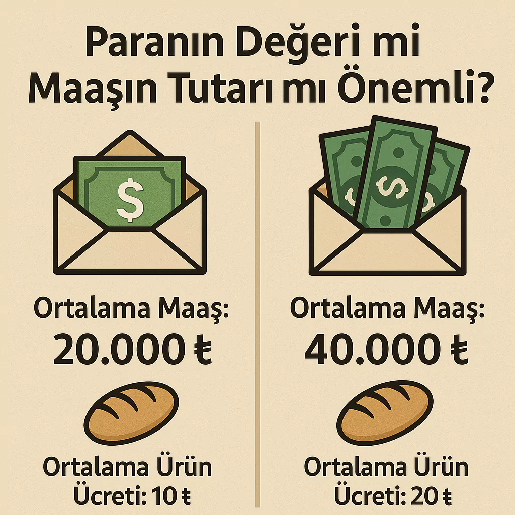 Görsel: Parasal Büyüme ve Ekonomik Refah Arasındaki Fark