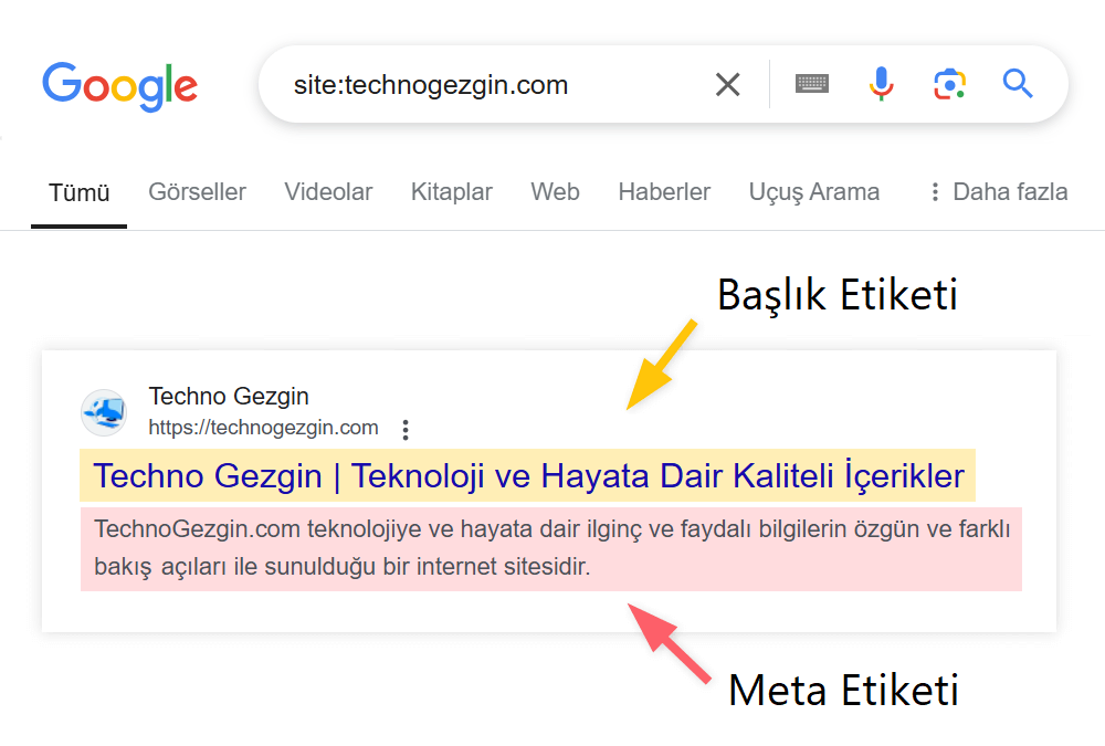 Görsel: SEO Uyumlu Başlık ve Meta Açıklaması Örneği