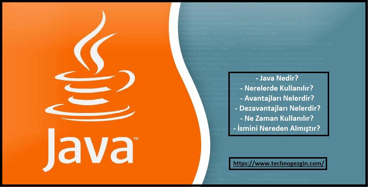 Java Nedir? Nerelerde Kullanılır?