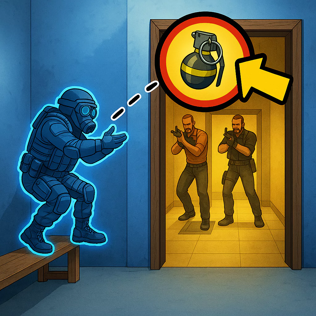 Görsel: Counter-Strike Oyununda Etkili Bomba Kullanımı Örneği