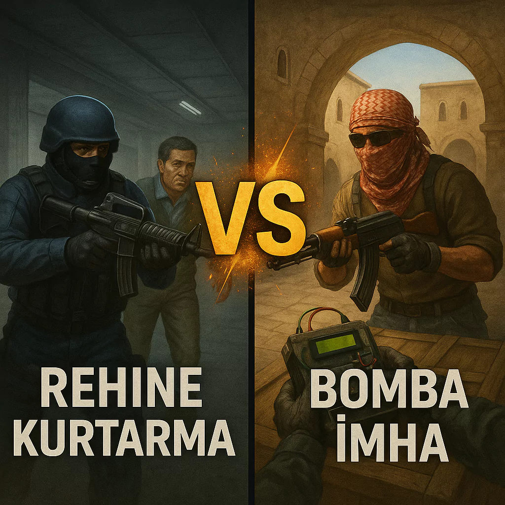 Görsel: Counter-Strike Rehine Kurtarma ve Bomba İmha Oyun Modları İçin Taktikler
