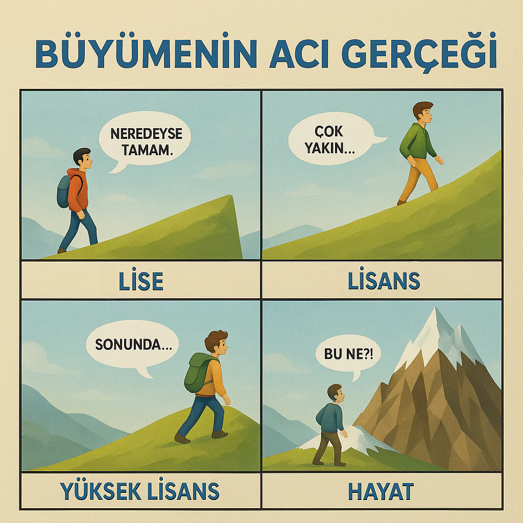 Görsel: Gençlerin Eğitim Bitince Gerçek Hayatla Yüzleşmesi
