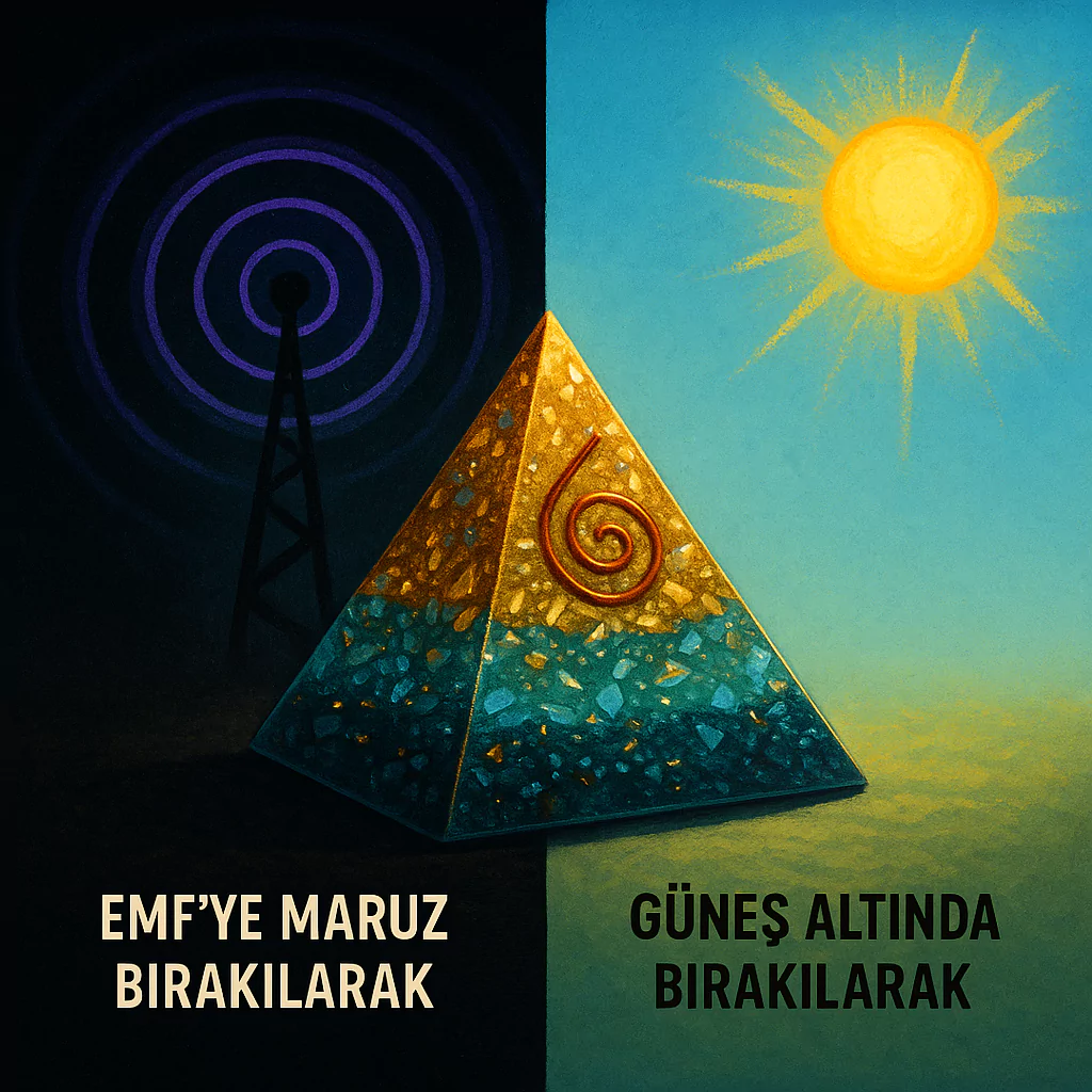 Görsel: Orgonitleri Şarj Etmenin Başlıca Yöntemleri