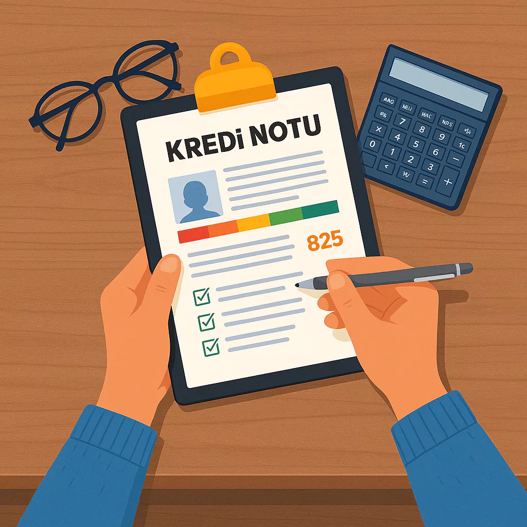 Görsel: Kredi Notunun Hesaplanma Süreci