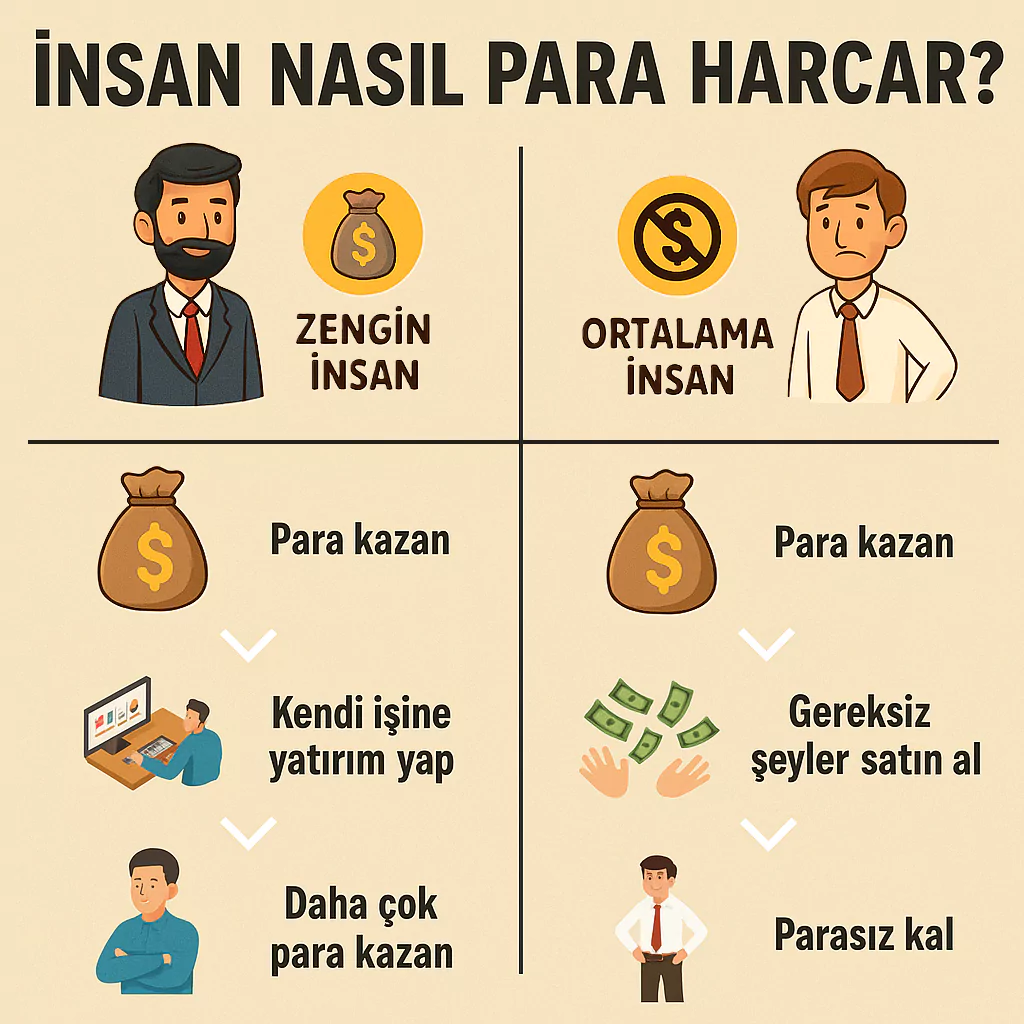Görsel: Verimli Para Harcama Alışkanlıklarının Uzun Vadede Ekonomik Güç Kazandırması