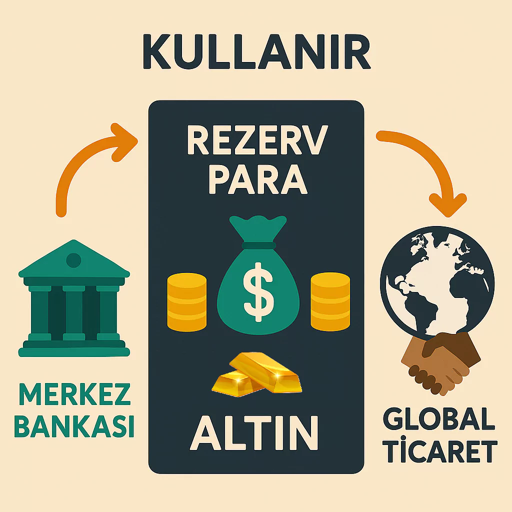 Görsel: Merkez Bankalarının Uluslarası Ticaret Amacıyla Rezerv Para Biriktirmesi