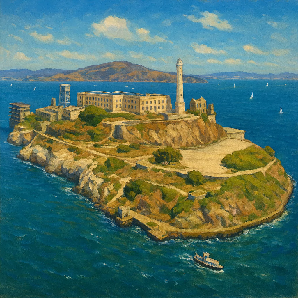 Görsel: Alcatraz Adası, San Francisco / Amerika