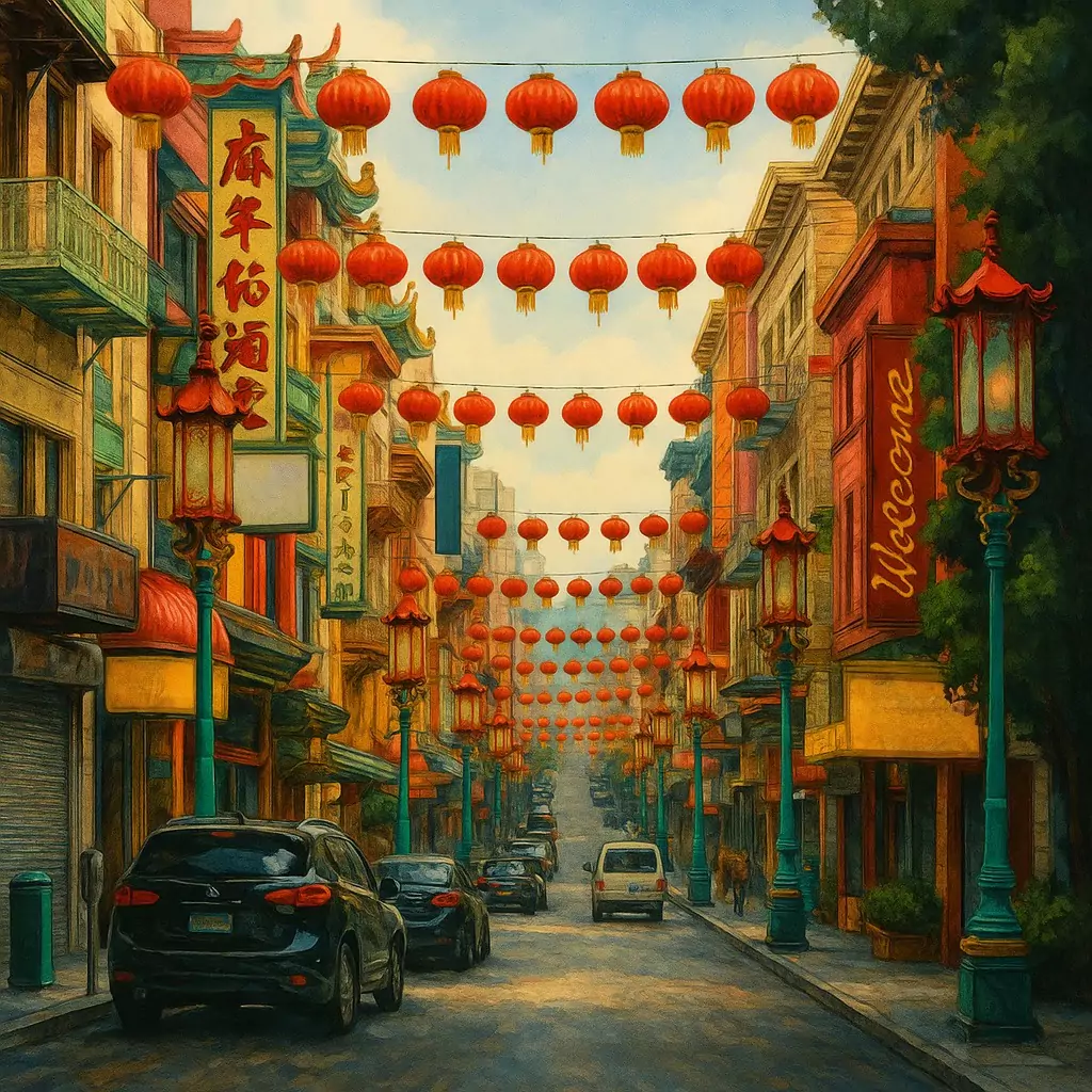 Görsel: Çin Mahallesi, San Francisco / Amerika