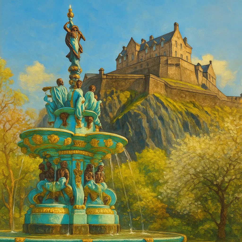 Görsel: Edinburgh Kalesi, Edinburgh / İngiltere