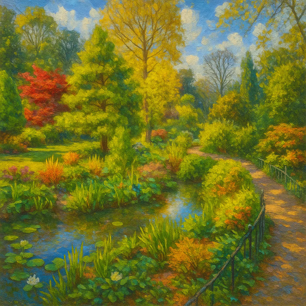 Görsel: Fletcher Moss Botanik Bahçeleri, Manchester / İngiltere