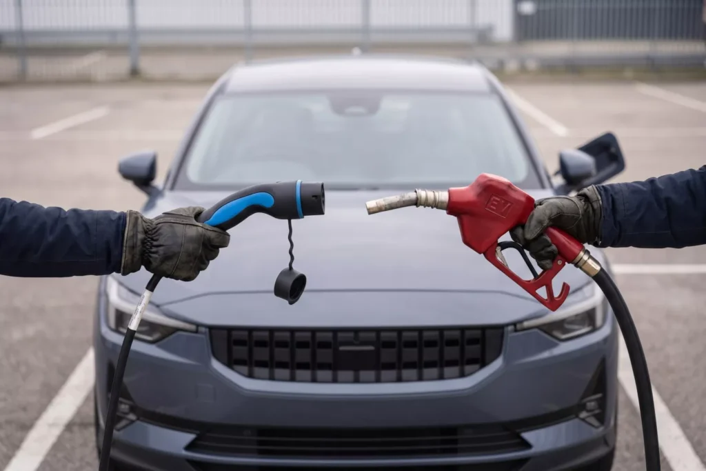 Görsel: Hem Fosil Yakıt Hem Elektrik Kullanan Yeni Nesil Plug-In Hibrit Araba