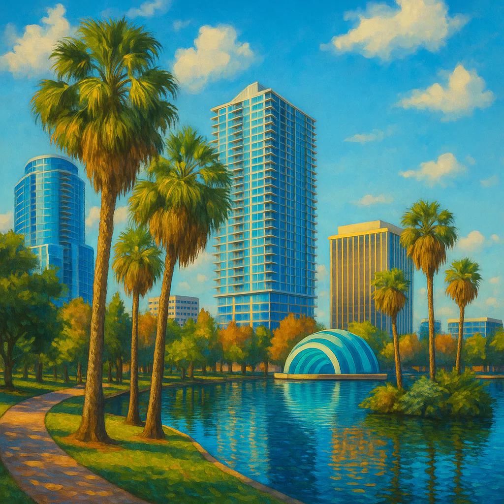 Görsel: Lake Eola Park, Orlando / Amerika