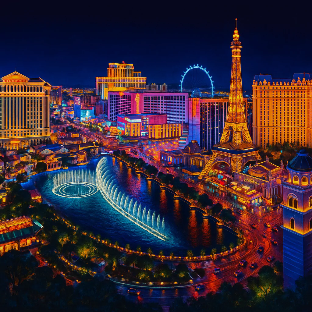 Görsel: Las Vegas Strip, Las Vegas / Amerika