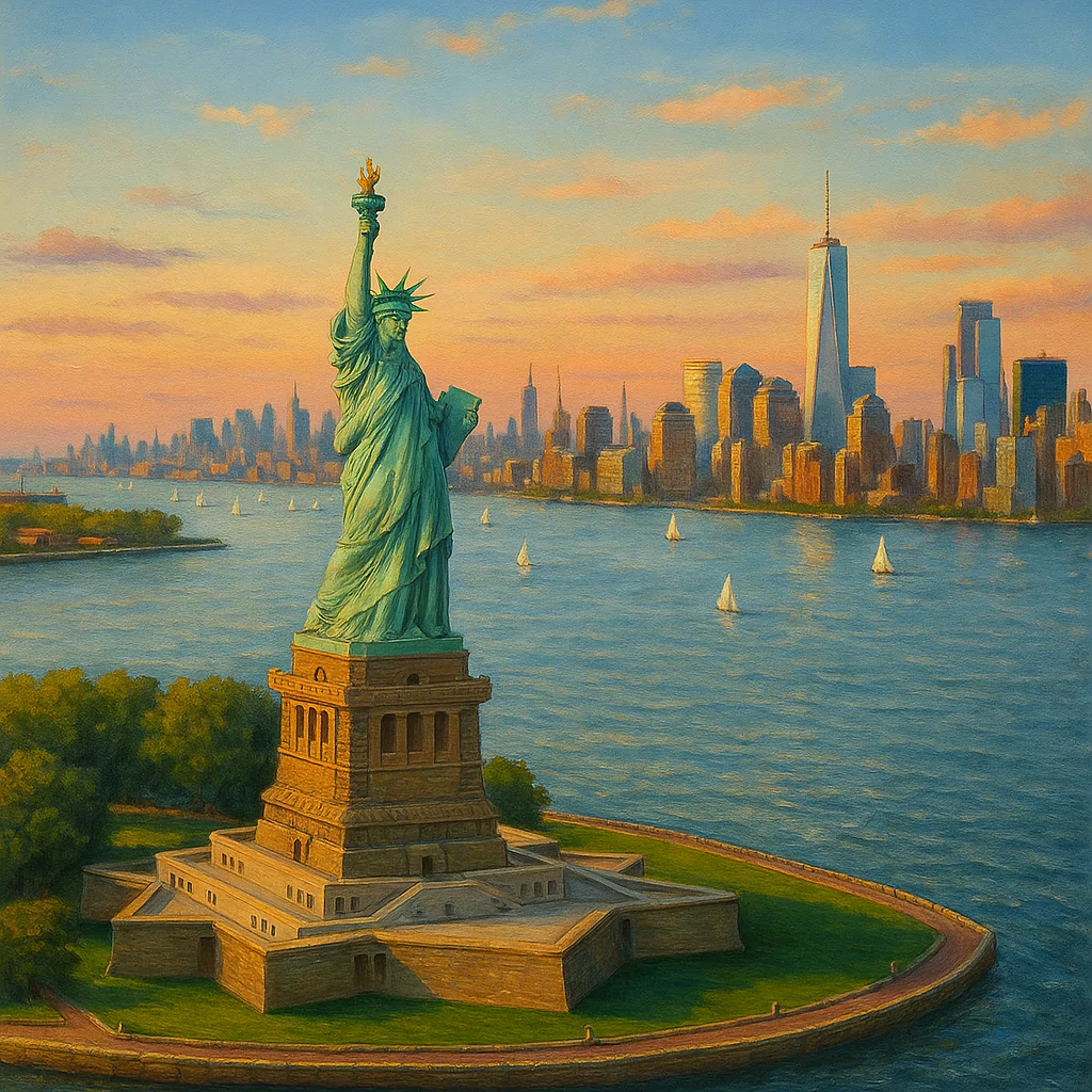 Görsel: Özgürlük Heykeli, New York / Amerika