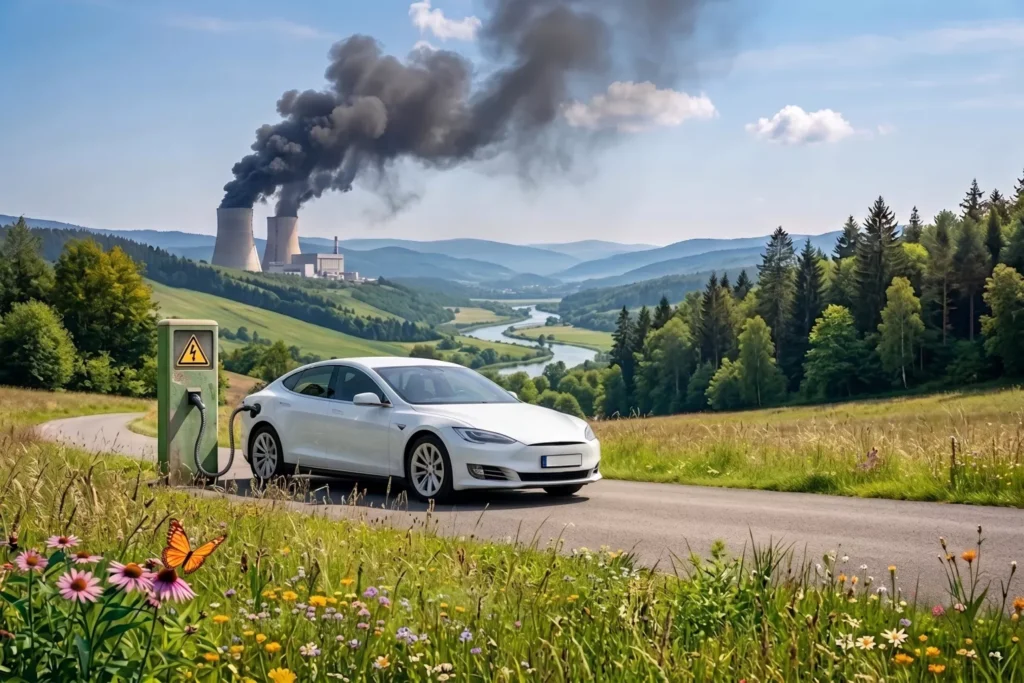 Görsel: Sıfır Emisyonlu Elektrikli Araç ve Elektrik Üretiminin Çevresel Etkileri Arasındaki Tezat