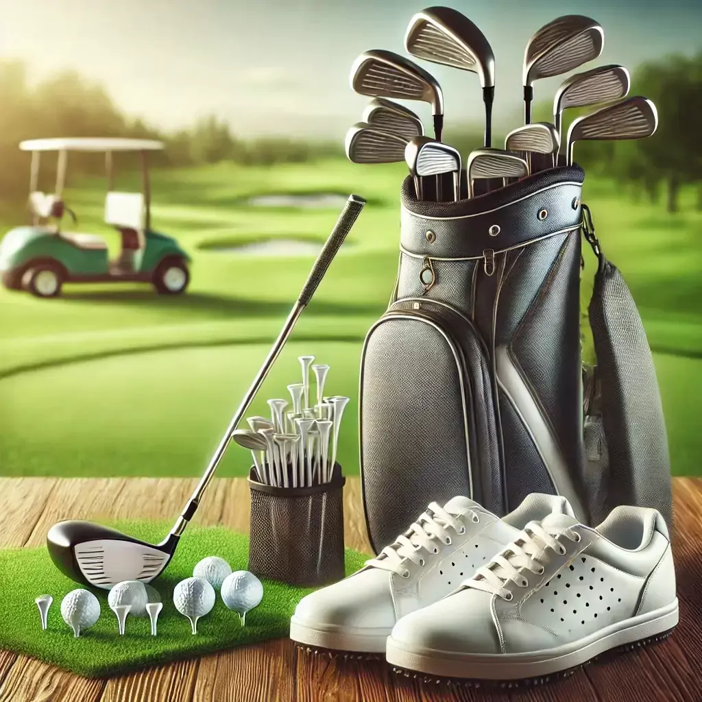 Görsel: Temel Golf Ekipmanlarına ve Aksesuarlarına Örnekler