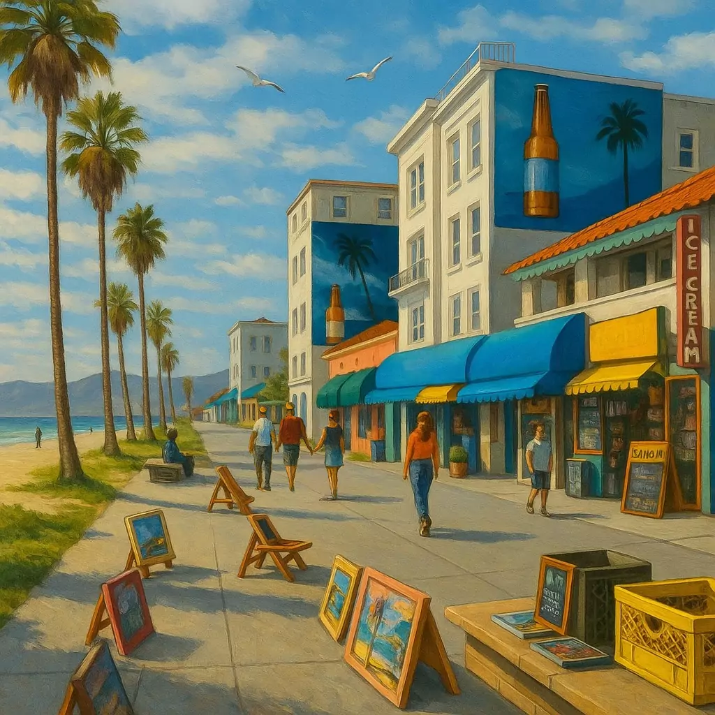 Görsel: Venice Plajı, Los Angeles / Amerika