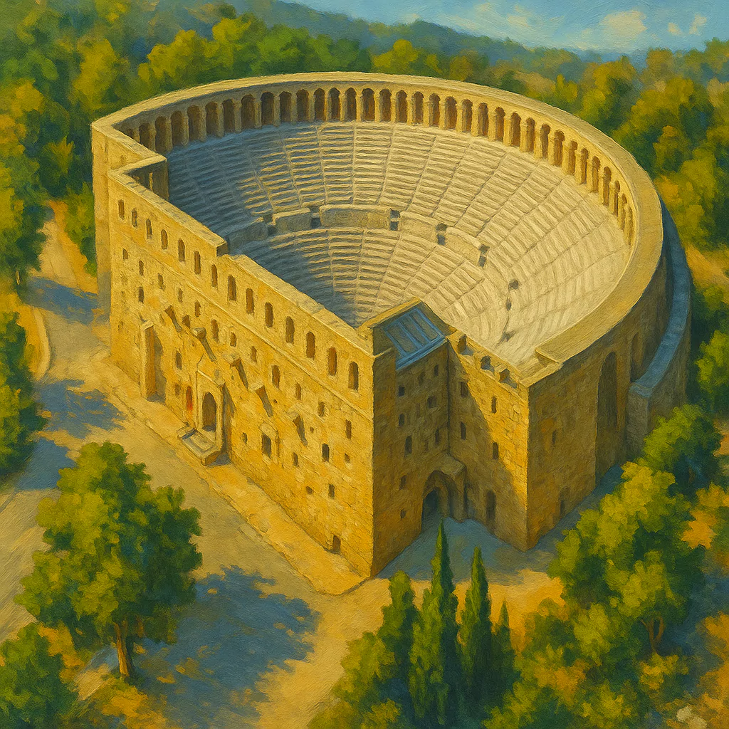 Görsel: Aspendos Antik Tiyatrosu, Antalya / Türkiye