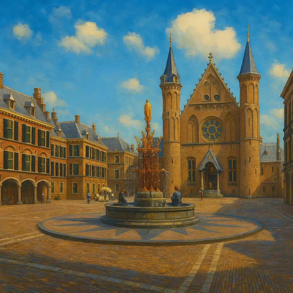 Görsel: Binnenhof Kompleksi, The Hague / Hollanda