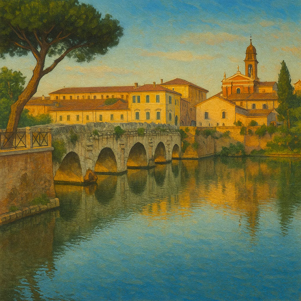 Görsel: Tiberius Köprüsü, Rimini / İtalya