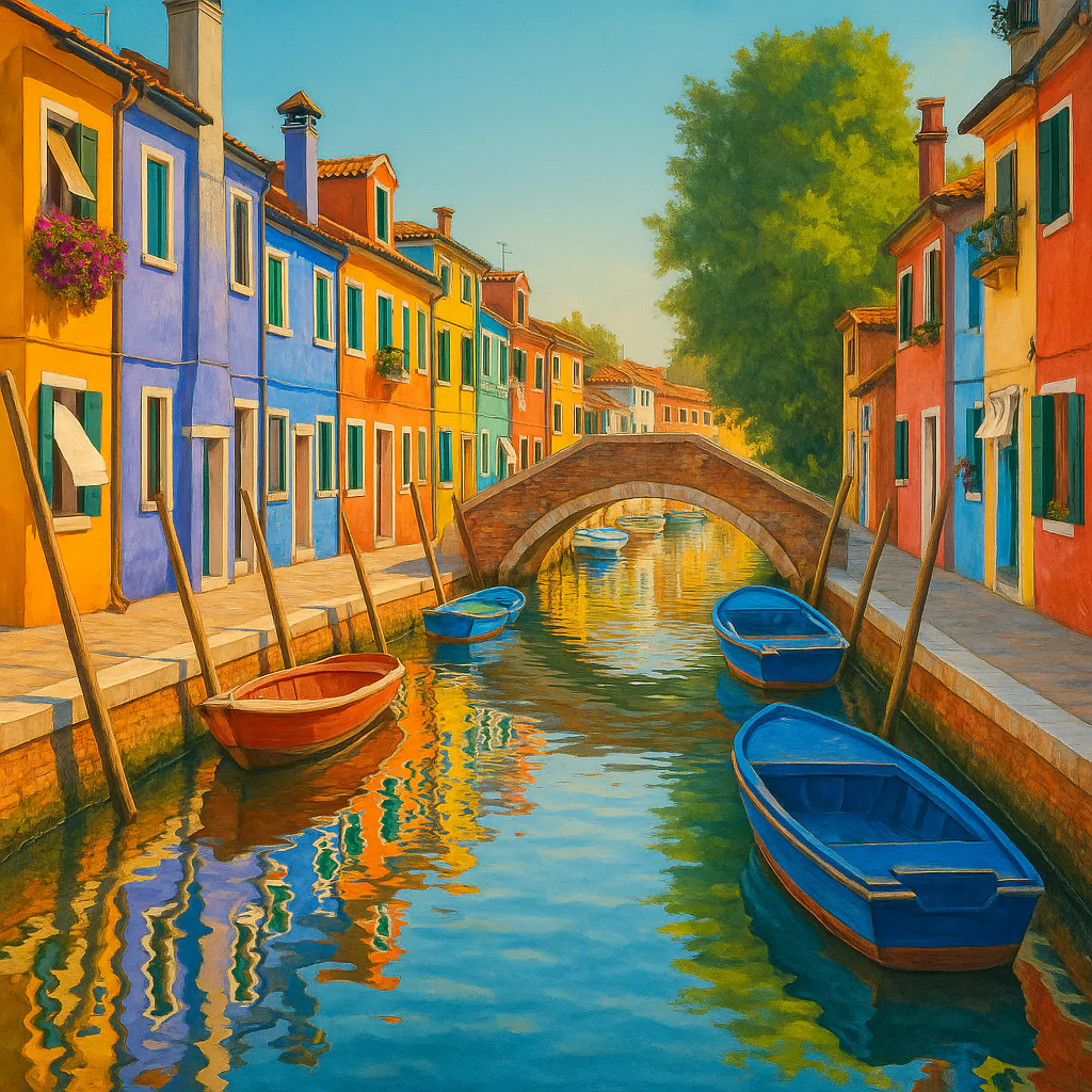 Görsel: Burano Adası, Venedik / İtalya