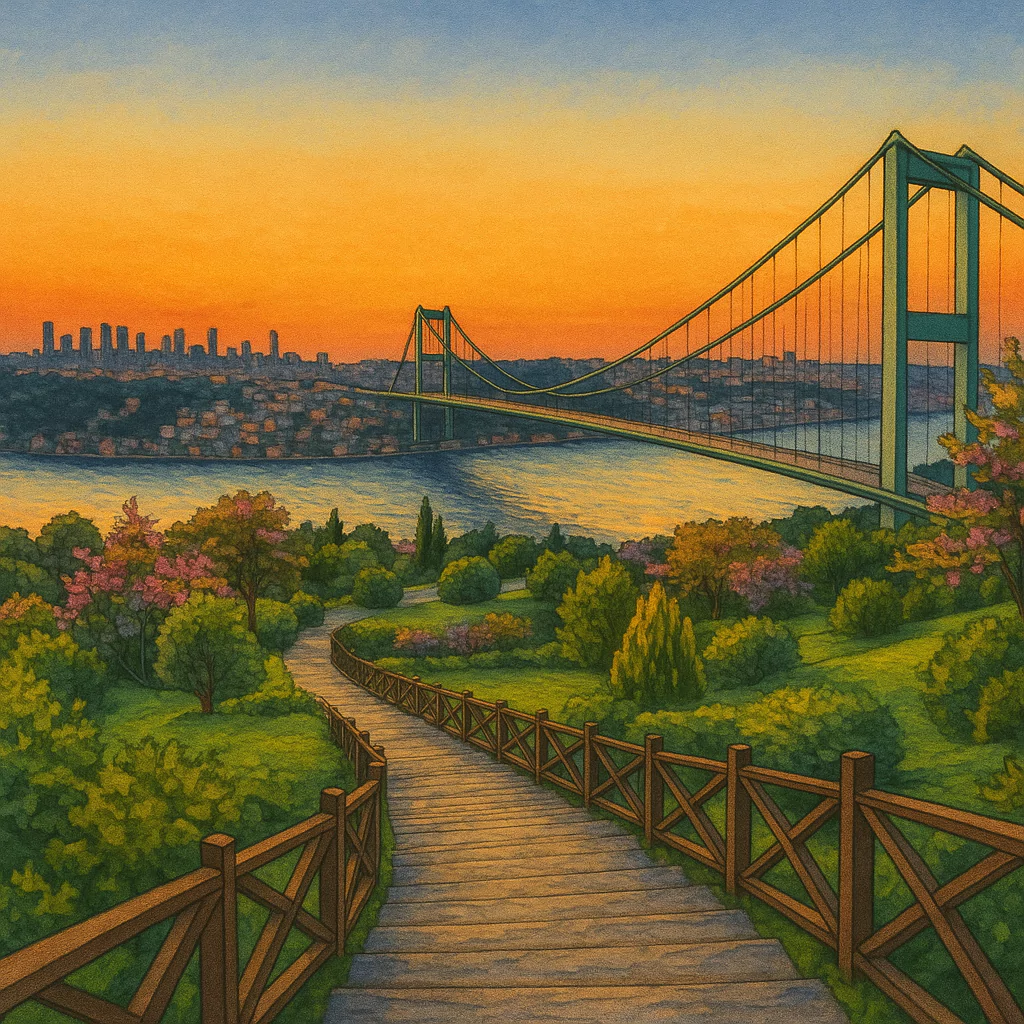 Görsel: Çamlıca Tepesi, İstanbul / Türkiye