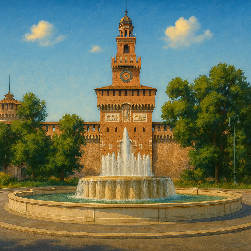 Görsel: Sforzesco Şatosu, Milano / İtalya