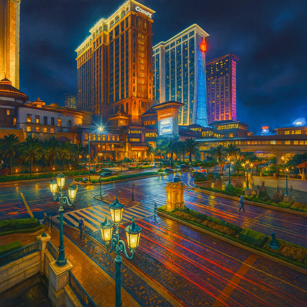 Görsel: Cotai Strip Bölgesi, Macau / Çin