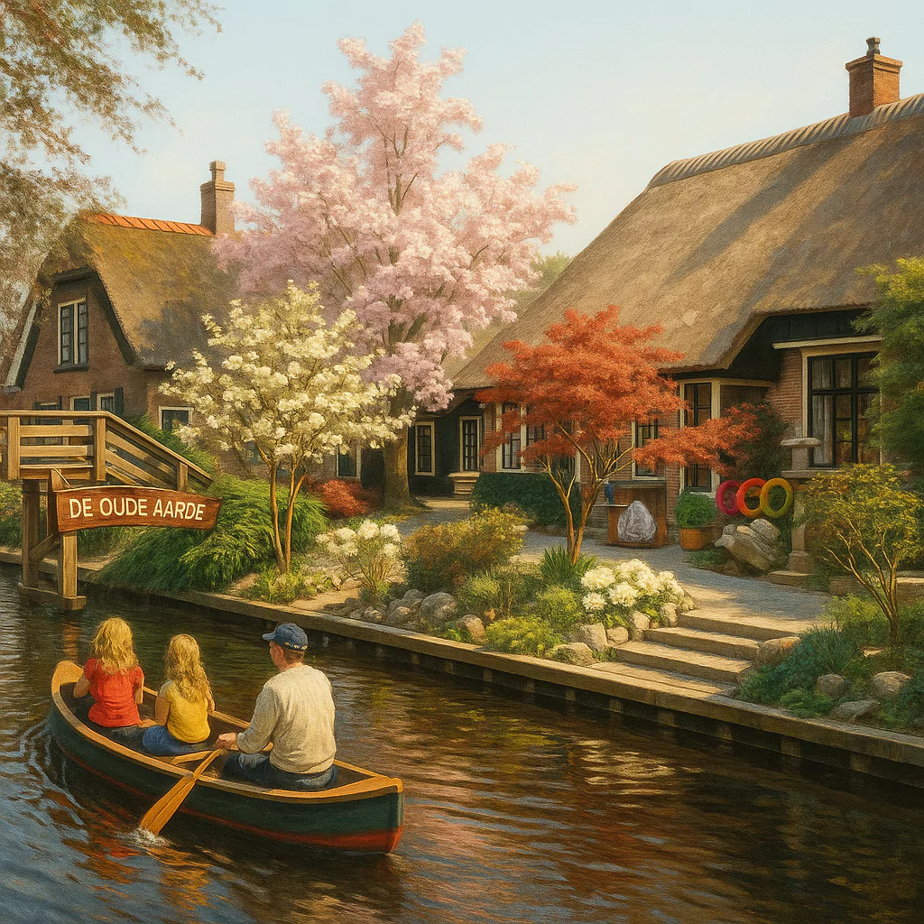 Görsel: De Oude Aarde, Giethoorn / Hollanda