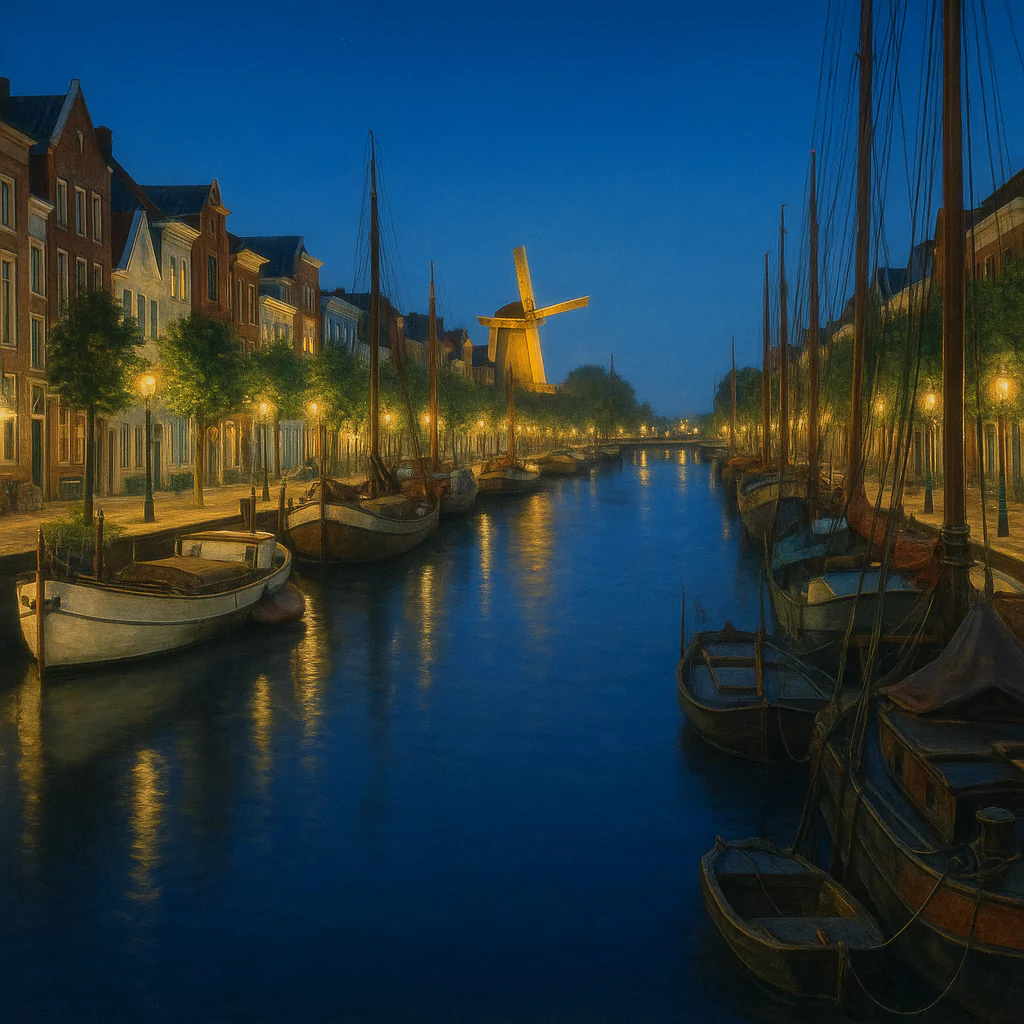 Görsel: Delfshaven Bölgesi, Rotterdam / Hollanda