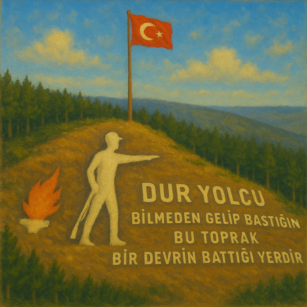 Görsel: Dur Yolcu Anıtı, Çanakkale / Türkiye