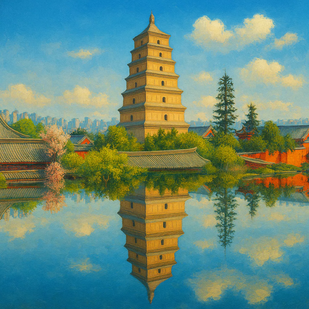 Görsel: Büyük Vahşi Kaz Pagodası, Xi’an / Çin