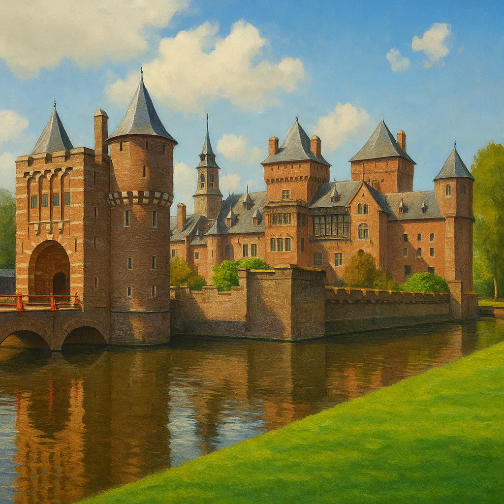 Görsel: De Haar Kalesi, Utrecht / Hollanda