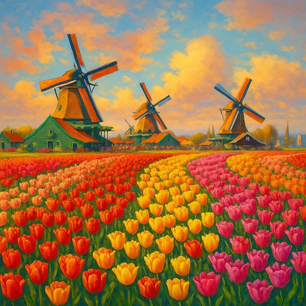 Görsel: Keukenhof Bahçeleri, Amsterdam / Hollanda