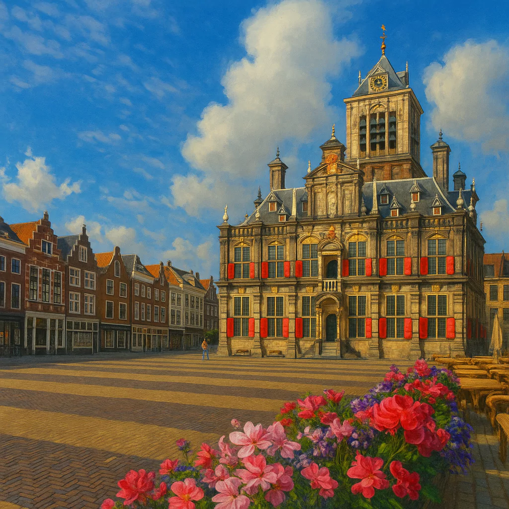 Görsel: Markt Meydanı, Delft / Hollanda