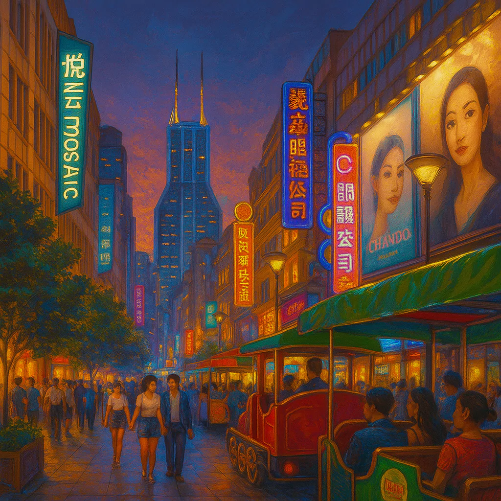 Görsel: Nanjing Yolu, Shanghai / Çin