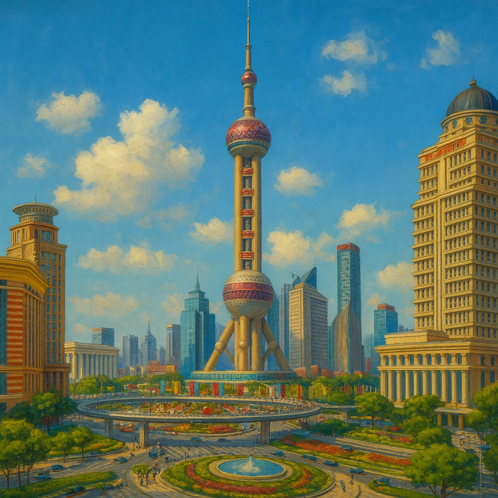 Görsel: Doğunun İncisi Kulesi, Shanghai / Çin