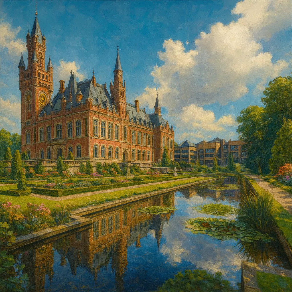 Görsel: Barış Sarayı, The Hague / Hollanda