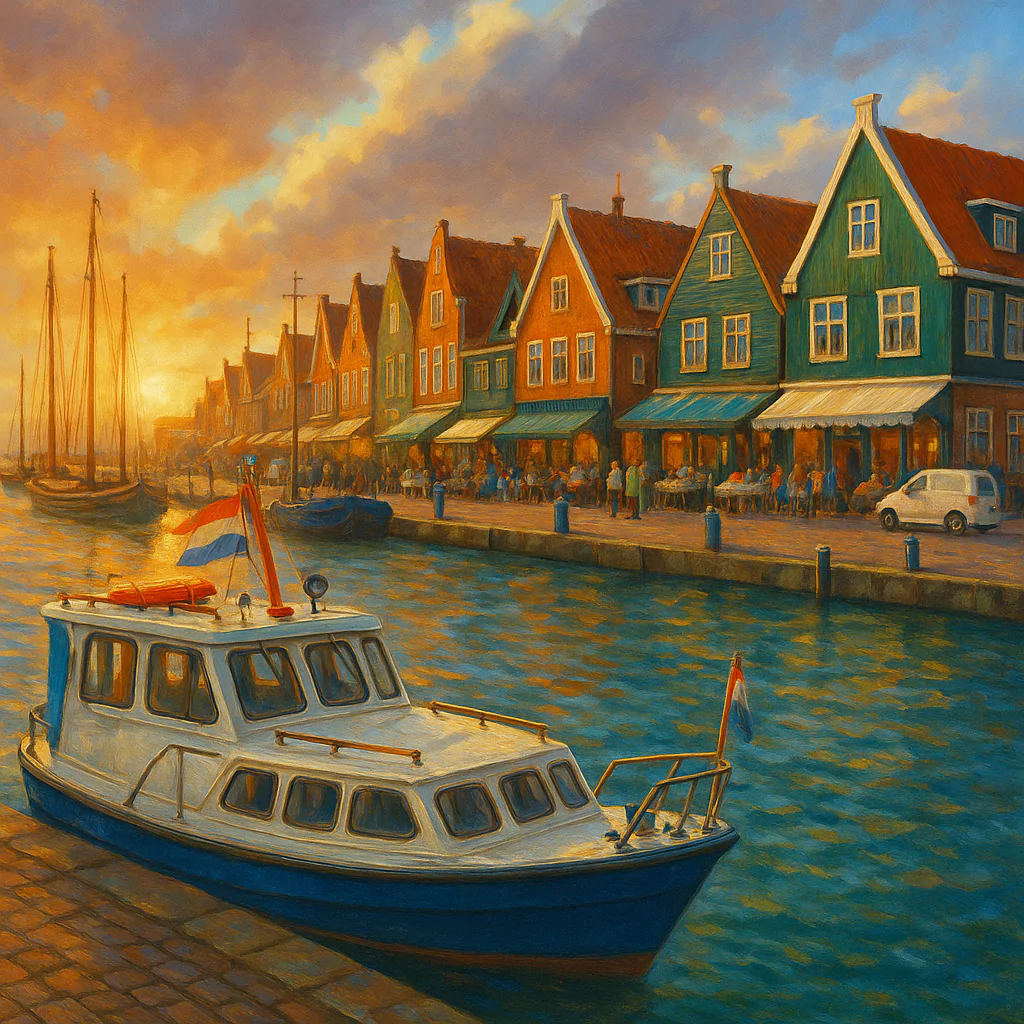 Görsel: Volendam Limanı, Volendam / Hollanda