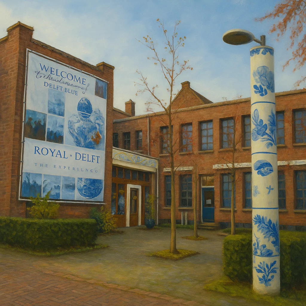 Görsel: The Royal Delft Fabrikası ve Müzesi, Delft / Hollanda