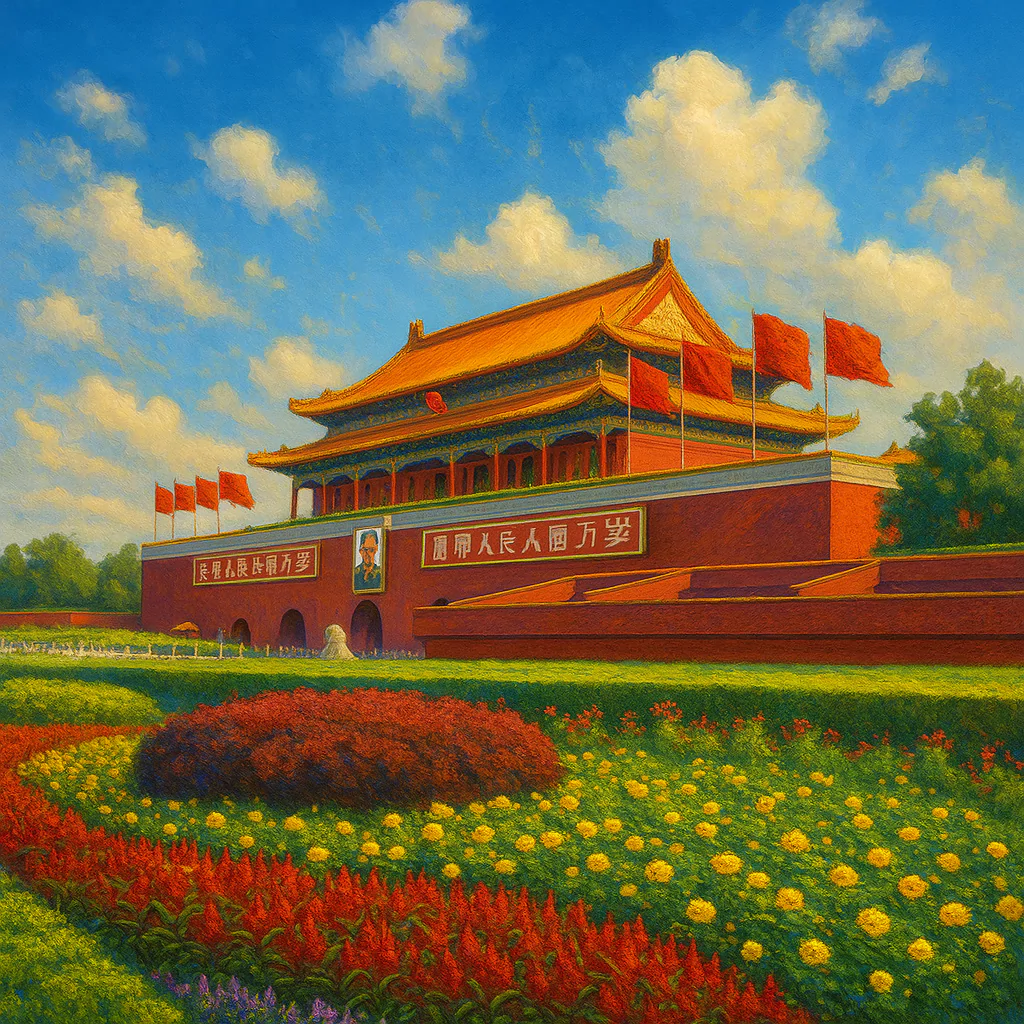 Görsel: Tiananmen Meydanı, Beijing / Çin