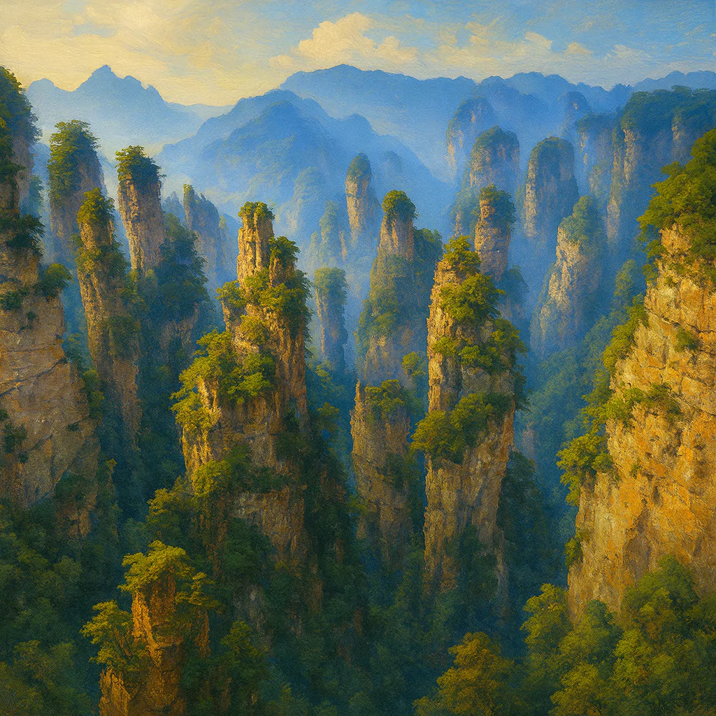 Görsel: Ulusal Orman Parkı, Zhangjiajie / Çin