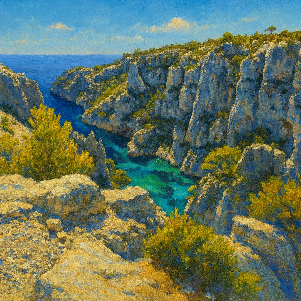 Görsel: Calanques Milli Parkı, Marsilya / Fransa