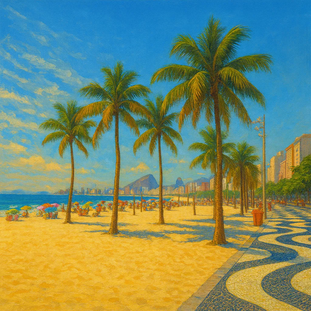 Görsel: Copacabana Plajı, Rio de Janeiro / Brezilya