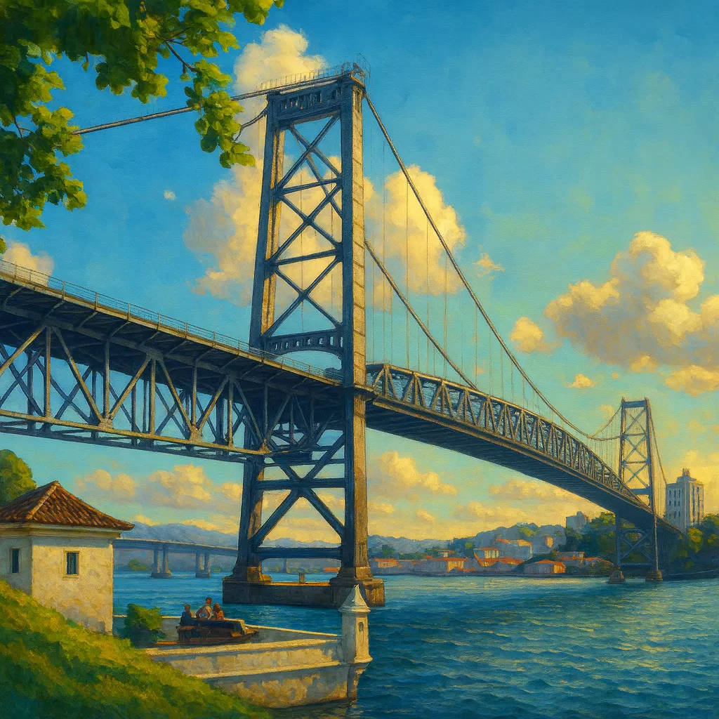 Görsel: Hercílio Luz Köprüsü, Florianópolis / Brezilya