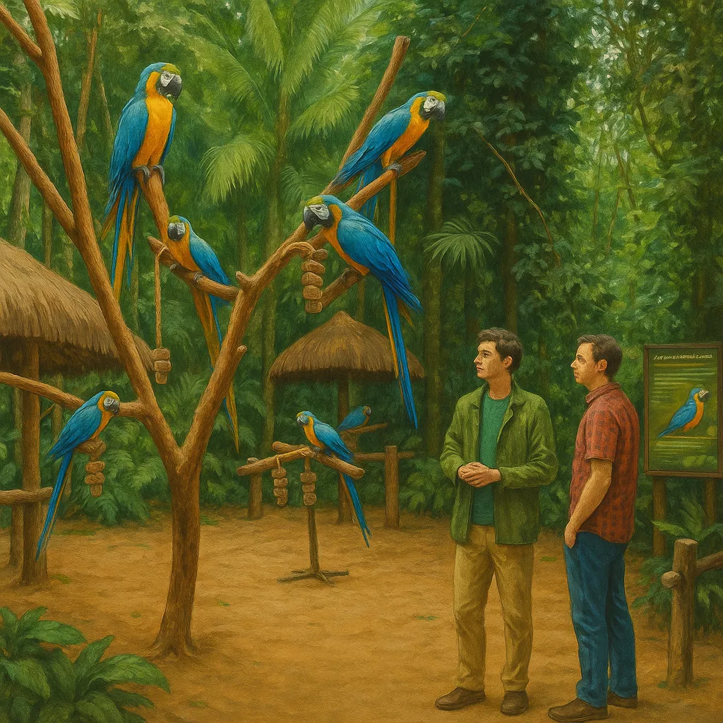 Görsel: Kuş Parkı, Foz do Iguaçu / Brezilya