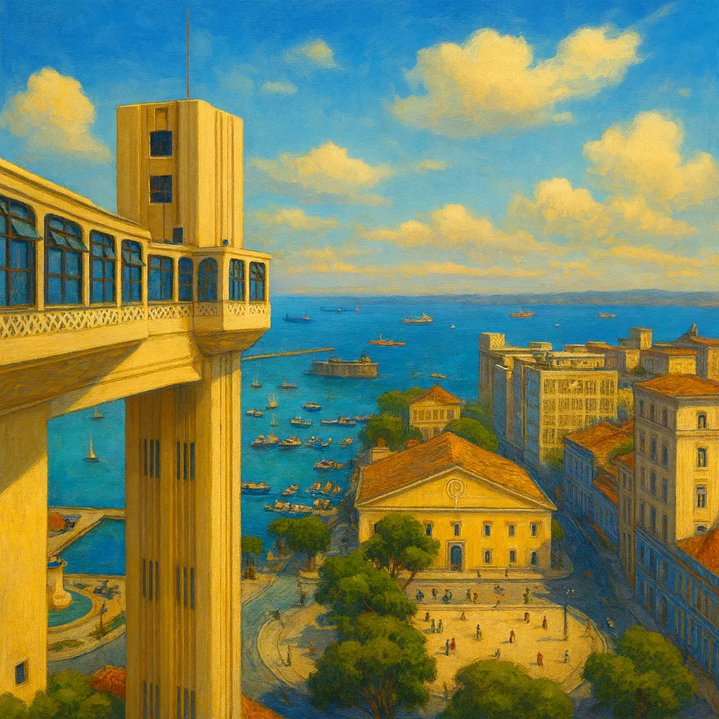 Görsel: Lacerda Asansörü, Salvador / Brezilya