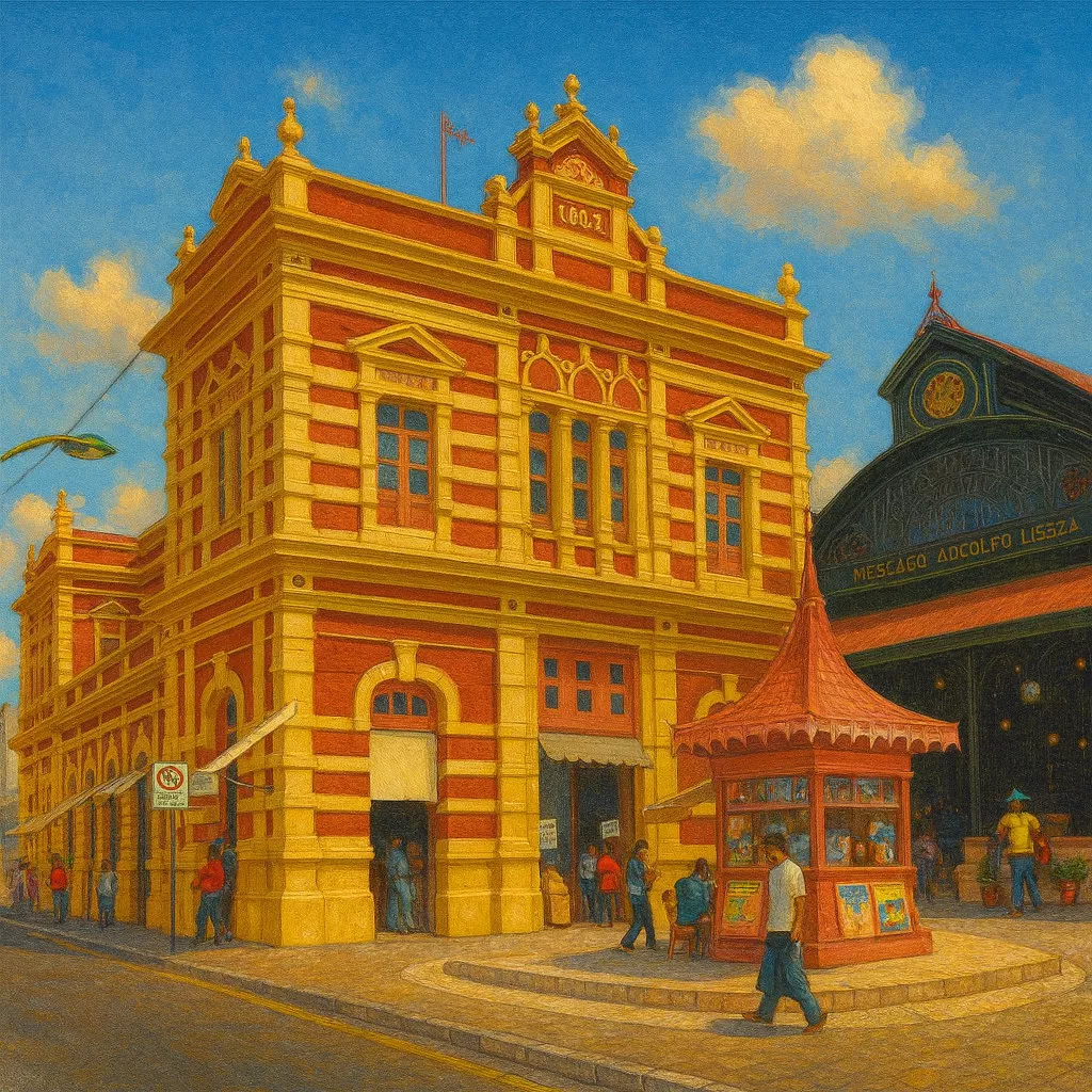 Görsel: Mercado Municipal Adolpho Lisboa, Manaus / Brezilya
